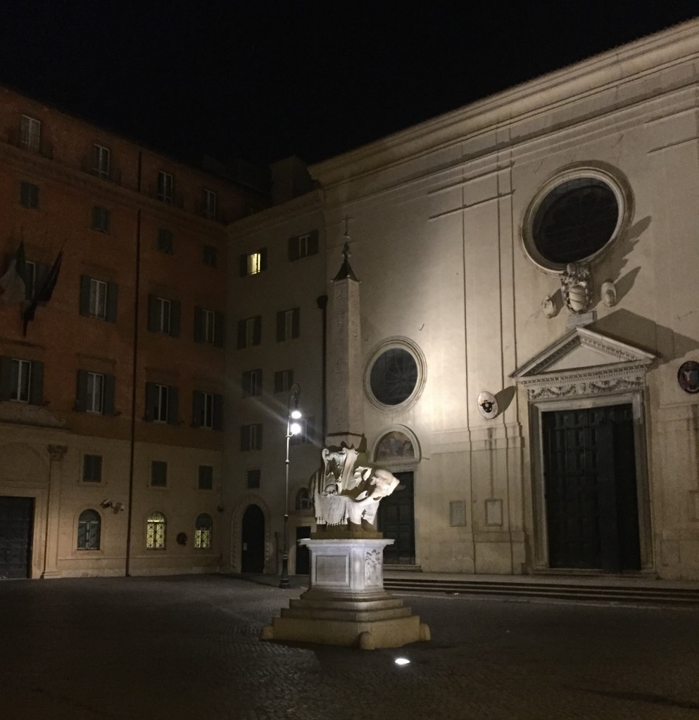 Bernini Elephant Night