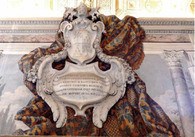 Bernini & GP Schor, Wall decoration, Galleria di Urbano VIII, Vatican Library