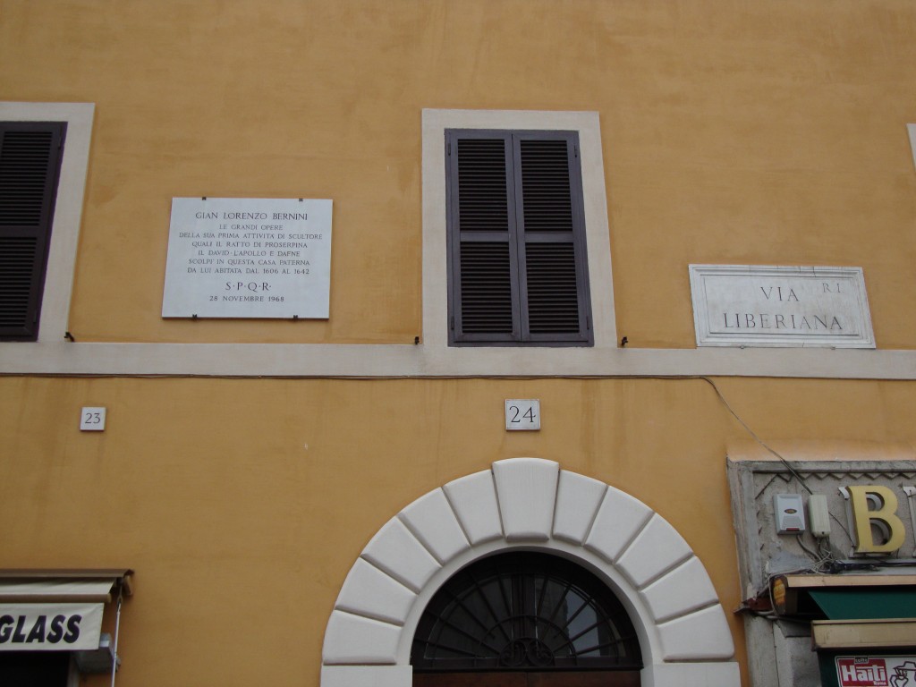 The Bernini home near Santa Maria Maggiore